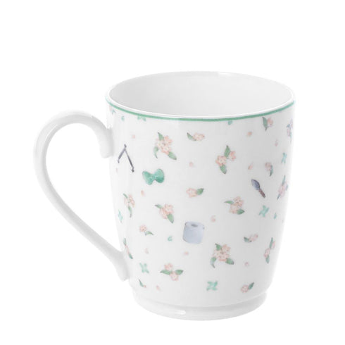 『忍たま乱太郎』ノリタケコラボ 六年生 キューティーフラワー マグカップ