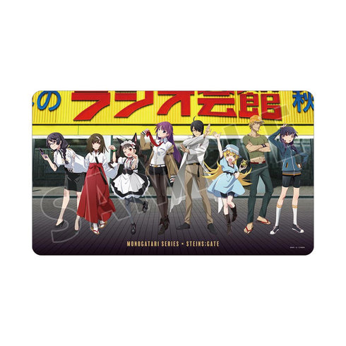 『物語シリーズ×STEINS;GATE』描き下ろし 集合A コラボイラストver. マルチデスクマット