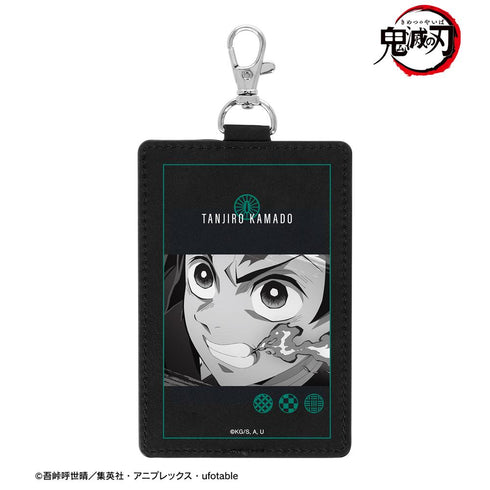 『鬼滅の刃』竈門炭治郎 ナスカン付き1ポケット縦型パスケース