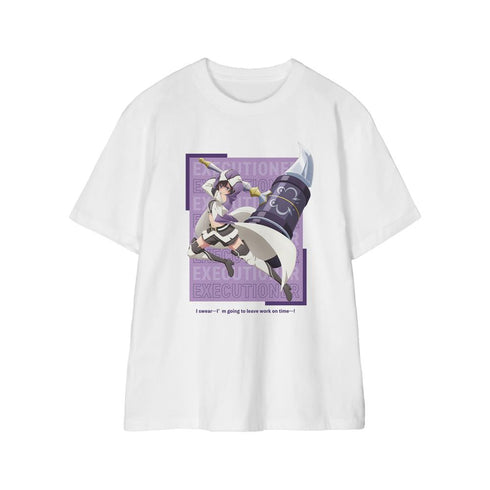 『ギルドの受付嬢ですが、残業は嫌なのでボスをソロ討伐しようと思います』処刑人 Tシャツメンズ
