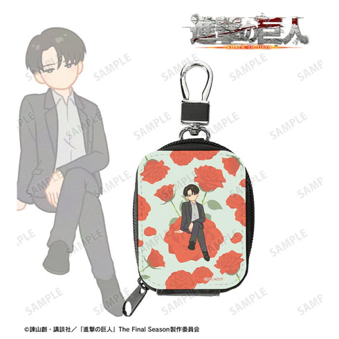 『進撃の巨人』リヴァイ Botania 第3弾 合皮レザーミニポーチ【202510再販】