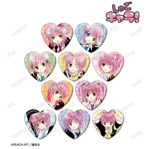 『しゅごキャラ!』トレーディング表紙イラストハート型缶バッジ(単位/BOX)【202512再販】