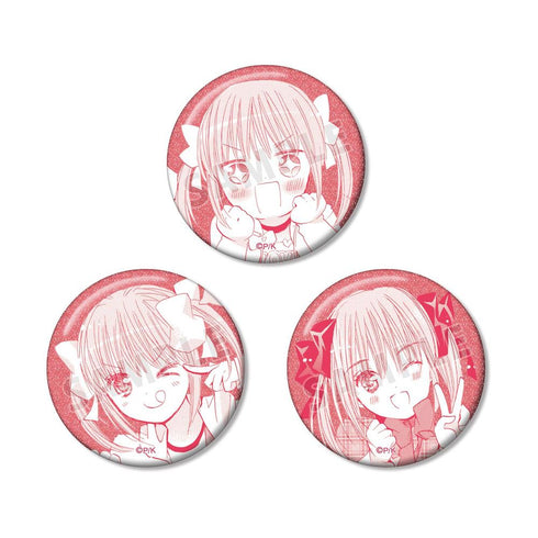 『しゅごキャラ!』結木 やや 原作コマグリッター缶バッジ3個セット【202606再販】