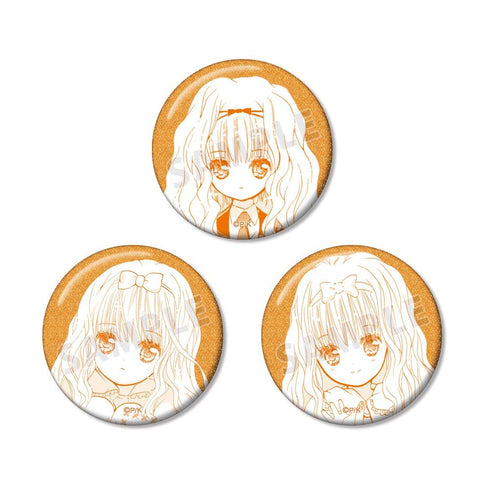 『しゅごキャラ!』真城 りま 原作コマグリッター缶バッジ3個セット【202606再販】