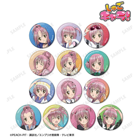 『しゅごキャラ!』トレーディング 日奈森 あむオンリー グリッター缶バッジ(単位/BOX)【202606再販】