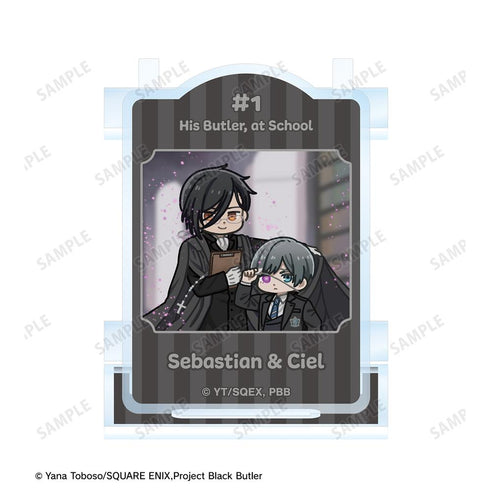 『黒執事 -寄宿学校編-』セバスチャン&シエル ゆるコマ アクリルペンスタンド