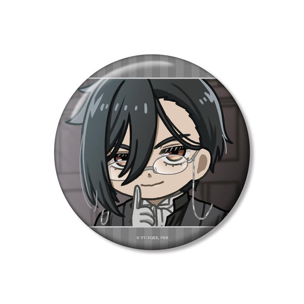 『黒執事 -寄宿学校編-』セバスチャン・ミカエリス ゆるコマ 100mm缶バッジ【202512再販】