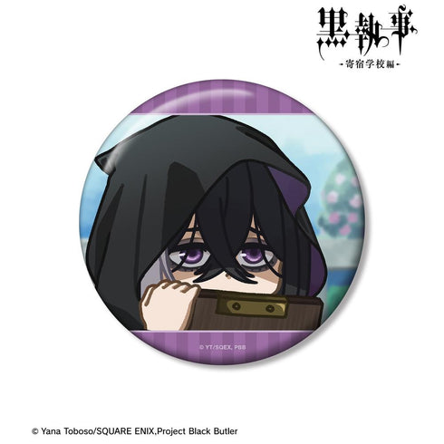 『黒執事 -寄宿学校編-』グレゴリー・バイオレット ゆるコマ 100mm缶バッジ【202512再販】