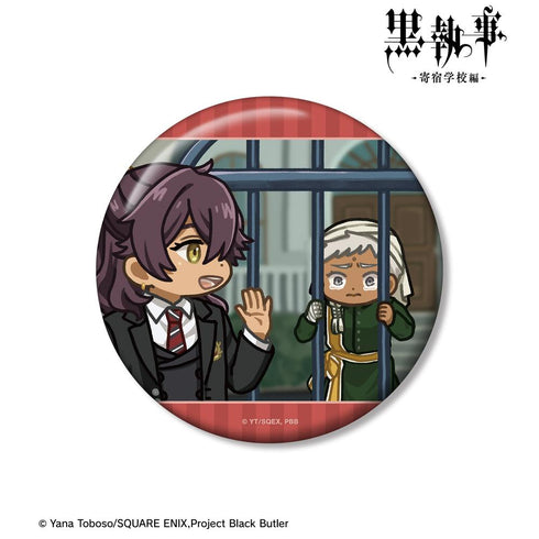 『黒執事 -寄宿学校編-』ソーマ&アグニ ゆるコマ 100mm缶バッジ
