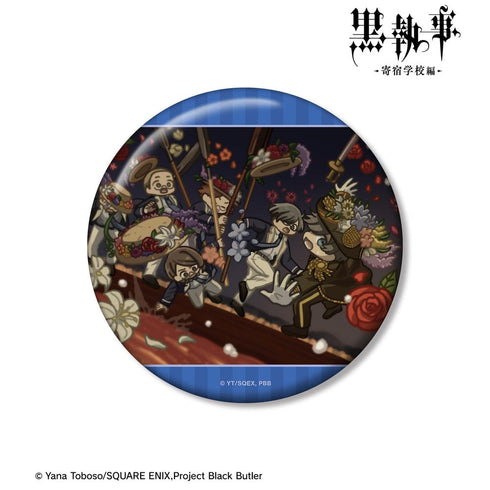 『黒執事 -寄宿学校編-』集合 ゆるコマ 100mm缶バッジ