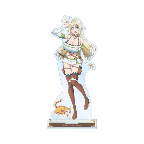 『Sランクモンスターの《ベヒーモス》だけど、猫と間違われてエルフ娘の騎士として暮らしてます』タマ&アリア BIGアクリルスタンド