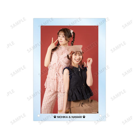 『大森日雅と山下七海の、猫かぶらない』大森日雅&山下七海 A5アクリルパネル