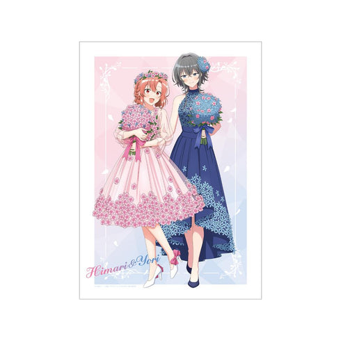 『ささやくように恋を唄う』描き下ろし 木野 ひまり&朝凪 依 花びらドレスver. A3マット加工ポスター