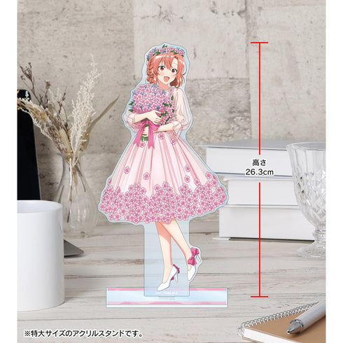 『ささやくように恋を唄う』描き下ろし 木野 ひまり 花びらドレスver. 特大アクリルスタンド