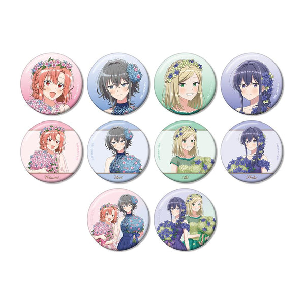 『ささやくように恋を唄う』描き下ろし 花びらドレスver. トレーディング缶バッジ(単位/BOX)【202511再販】