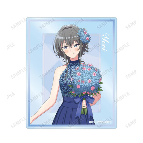 『ささやくように恋を唄う』描き下ろし 朝凪 依 花びらドレスver. アクリルカード2枚セット