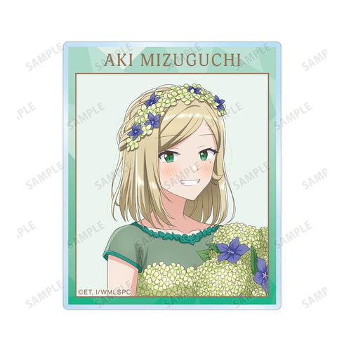 『ささやくように恋を唄う』描き下ろし 水口 亜季 花びらドレスver. アクリルカード2枚セット