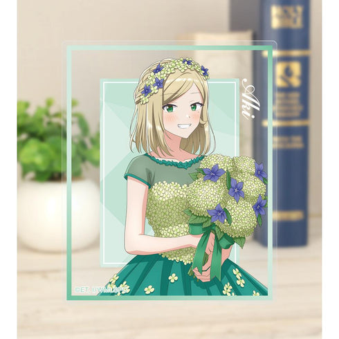 『ささやくように恋を唄う』描き下ろし 水口 亜季 花びらドレスver. アクリルカード2枚セット【202511再販】