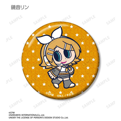 『初音ミク』ANGEL BLUEコラボ 描き起こし トレーディンググリッター缶バッジ(単位/BOX)