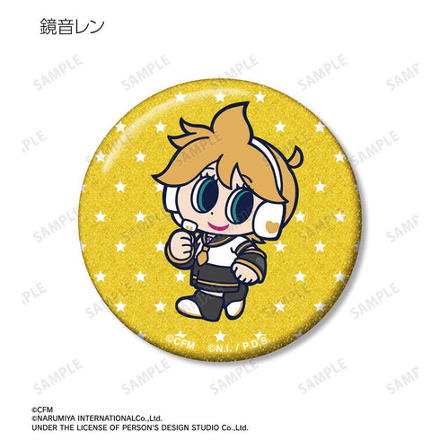 『初音ミク』ANGEL BLUEコラボ 描き起こし トレーディンググリッター缶バッジ(単位/BOX)