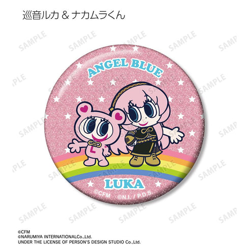 『初音ミク』ANGEL BLUEコラボ 描き起こし トレーディンググリッター缶バッジ(単位/BOX)