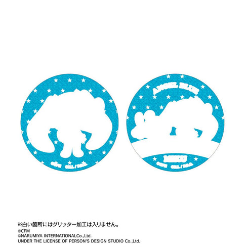 『初音ミク』ANGEL BLUEコラボ 描き起こし トレーディンググリッター缶バッジ(単位/BOX)