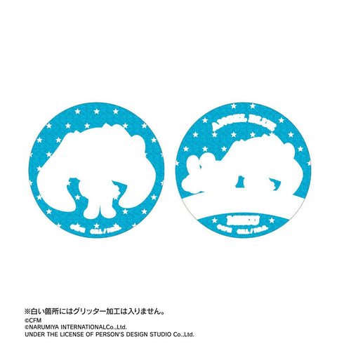 『初音ミク』ANGEL BLUEコラボ 描き起こし トレーディンググリッター缶バッジ(単位/BOX)【202607再販】