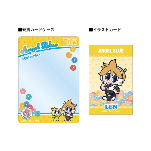 『初音ミク』ANGEL BLUEコラボ 描き起こし 鏡音レン&ナカムラくん B8硬質カードケース&イラストカードセット