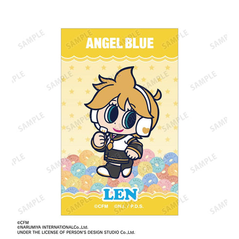 『初音ミク』ANGEL BLUEコラボ 描き起こし 鏡音レン&ナカムラくん B8硬質カードケース&イラストカードセット