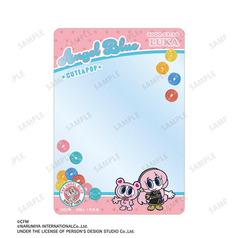 『初音ミク』ANGEL BLUEコラボ 描き起こし 巡音ルカ&ナカムラくん B8硬質カードケース&イラストカードセット