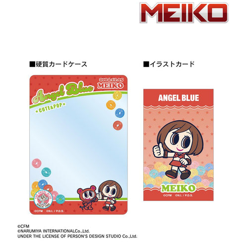 『初音ミク』ANGEL BLUEコラボ 描き起こし MEIKO&ナカムラくん B8硬質カードケース&イラストカードセット