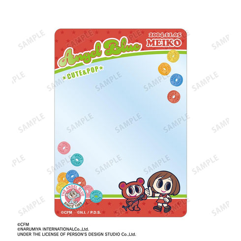 『初音ミク』ANGEL BLUEコラボ 描き起こし MEIKO&ナカムラくん B8硬質カードケース&イラストカードセット