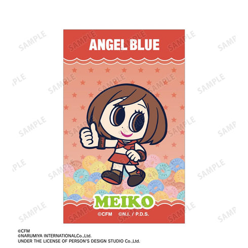 『初音ミク』ANGEL BLUEコラボ 描き起こし MEIKO&ナカムラくん B8硬質カードケース&イラストカードセット