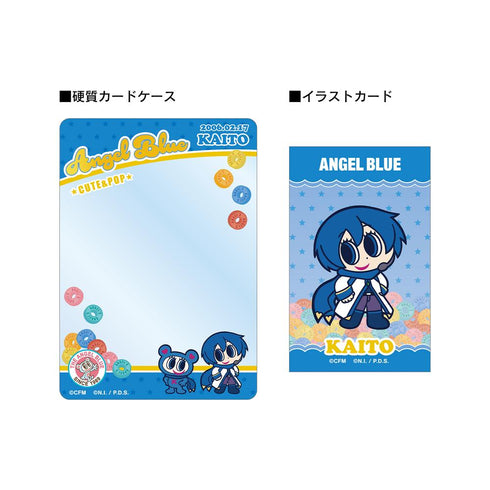 『初音ミク』ANGEL BLUEコラボ 描き起こし KAITO&ナカムラくん B8硬質カードケース&イラストカードセット