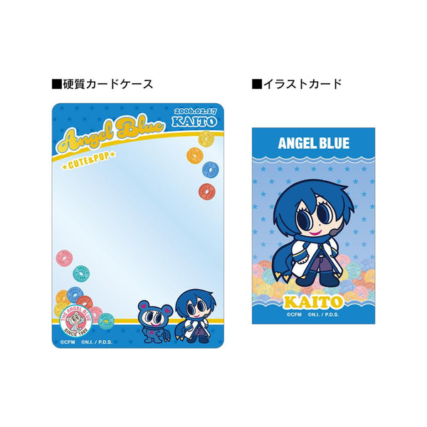 『初音ミク』ANGEL BLUEコラボ 描き起こし KAITO&ナカムラくん B8硬質カードケース&イラストカードセット