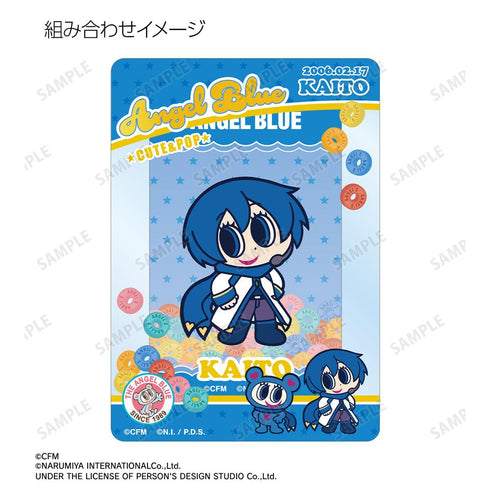 『初音ミク』ANGEL BLUEコラボ 描き起こし KAITO&ナカムラくん B8硬質カードケース&イラストカードセット