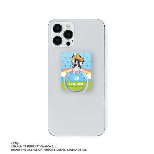 『初音ミク』ANGEL BLUEコラボ 描き起こし 鏡音レン アクリルスマホリング