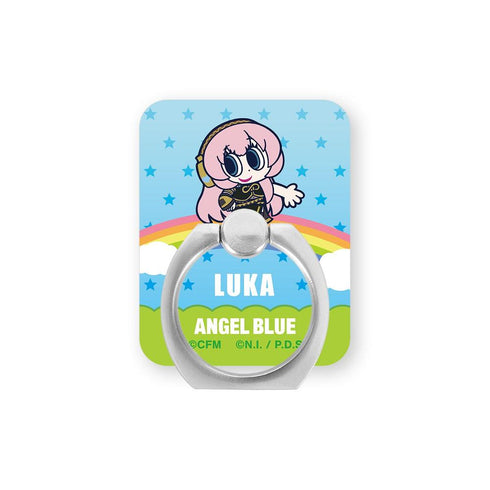 『初音ミク』ANGEL BLUEコラボ 描き起こし 巡音ルカ アクリルスマホリング【202607再販】