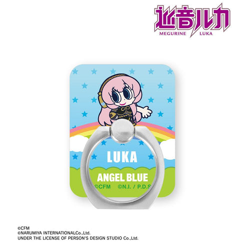 『初音ミク』ANGEL BLUEコラボ 描き起こし 巡音ルカ アクリルスマホリング