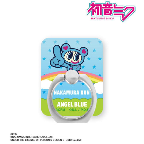 『初音ミク』ANGEL BLUEコラボ 描き起こし ナカムラくん アクリルスマホリング