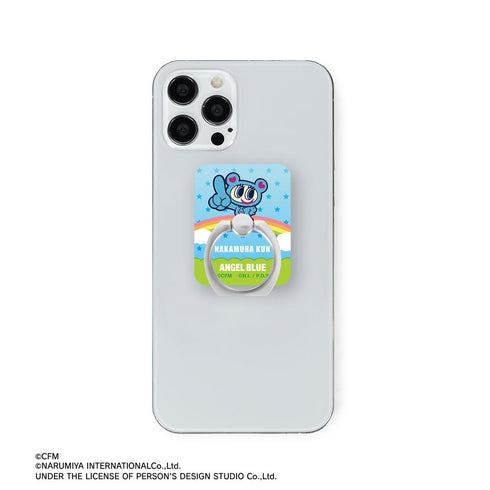 『初音ミク』ANGEL BLUEコラボ 描き起こし ナカムラくん アクリルスマホリング