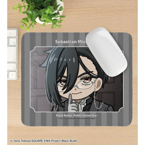 『黒執事 -寄宿学校編-』セバスチャン・ミカエリス ゆるコマ マウスパッド【202512再販】