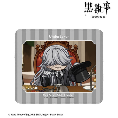 『黒執事 -寄宿学校編-』葬儀屋 ゆるコマ マウスパッド【202512再販】