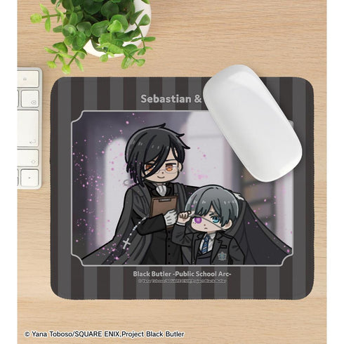 『黒執事 -寄宿学校編-』セバスチャン&シエル ゆるコマ マウスパッド