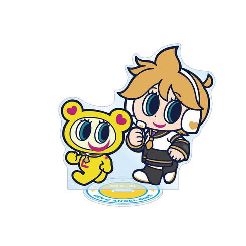 『初音ミク』ANGEL BLUEコラボ 描き起こし 鏡音レン&ナカムラくん BIGアクリルスタンド