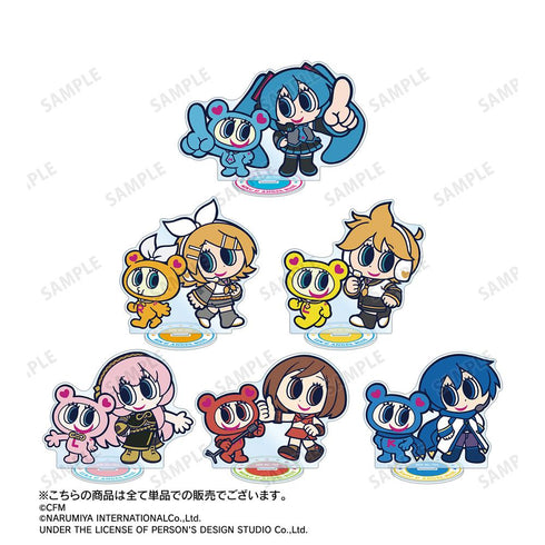 『初音ミク』ANGEL BLUEコラボ 描き起こし 鏡音レン&ナカムラくん BIGアクリルスタンド