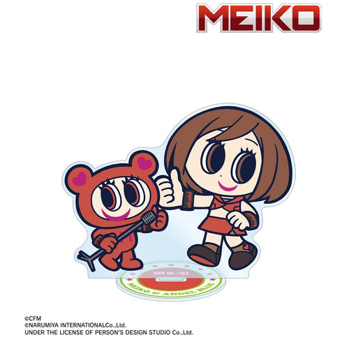 『初音ミク』ANGEL BLUEコラボ 描き起こし MEIKO&ナカムラくん BIGアクリルスタンド