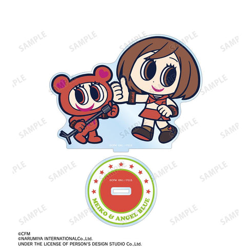 『初音ミク』ANGEL BLUEコラボ 描き起こし MEIKO&ナカムラくん BIGアクリルスタンド