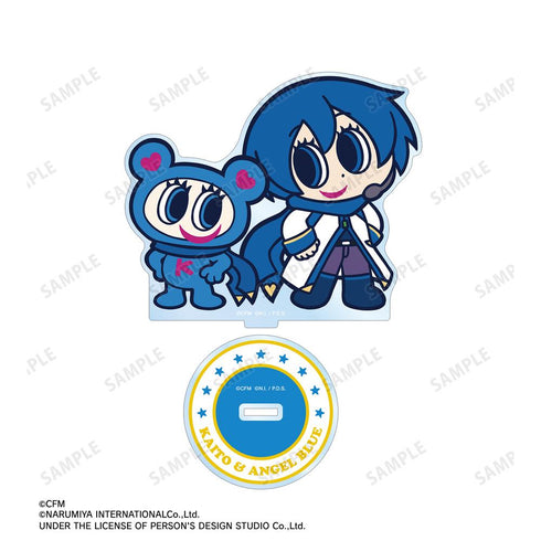 『初音ミク』ANGEL BLUEコラボ 描き起こし KAITO&ナカムラくん BIGアクリルスタンド