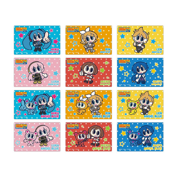 『初音ミク』ANGEL BLUEコラボ 描き起こし トレーディングカードステッカー(単位/BOX)
